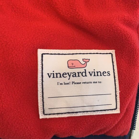 Vineyard Vines Boys Puffer Vest - Navy - Picture 8 of 11